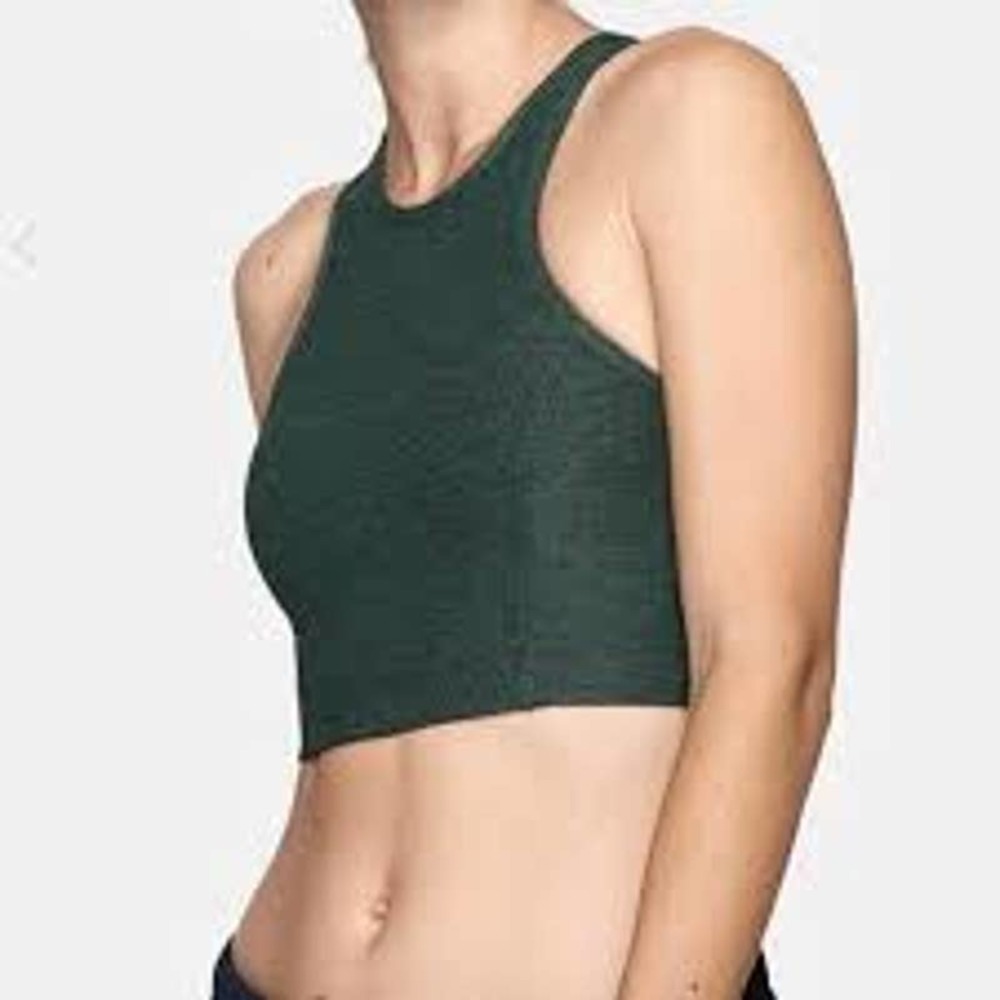 Outdoor Voices Green Athena Crop Top- L